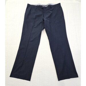 Tommy Hilfiger Dress Pants Men's 42x30 Navy Blue Modern Flex Stretch Chambray